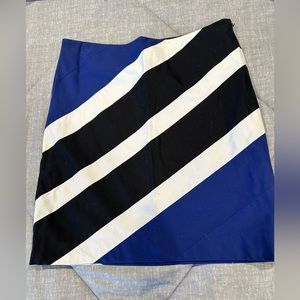 WHBM Color Block Skirt (lined)